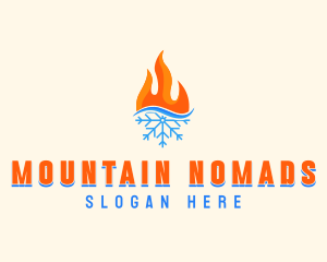 Fire Snow Thermal  logo design