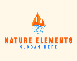 Fire Snow Thermal  logo design