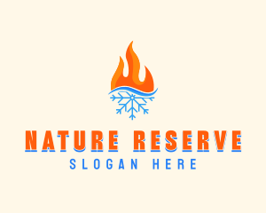 Fire Snow Thermal  logo design