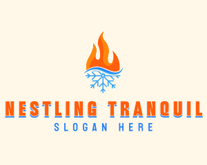 Fire Snow Thermal  logo design