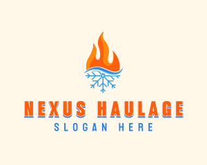 Fire Snow Thermal  logo design