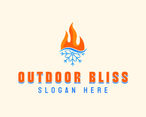 Fire Snow Thermal  logo design