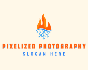 Fire Snow Thermal  logo design