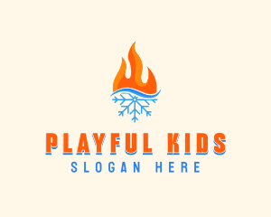 Fire Snow Thermal  logo design