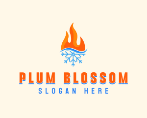 Fire Snow Thermal  logo design