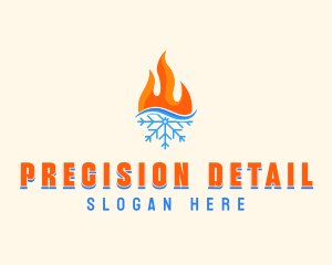 Fire Snow Thermal  logo design