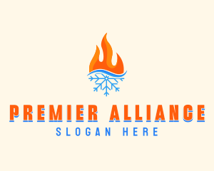 Fire Snow Thermal  logo design