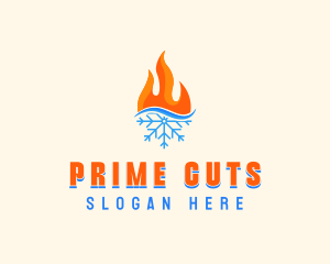 Fire Snow Thermal  logo design