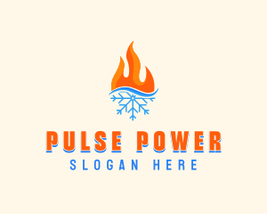 Fire Snow Thermal  logo design