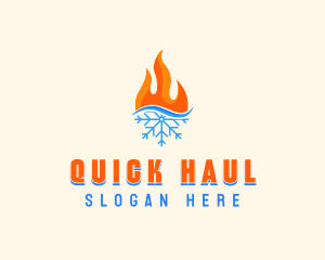 Fire Snow Thermal  logo design