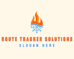 Fire Snow Thermal  logo design