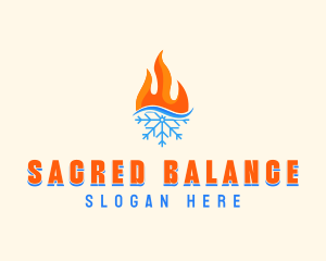 Fire Snow Thermal  logo design