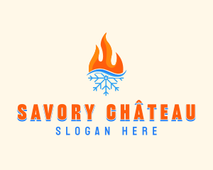 Fire Snow Thermal  logo design