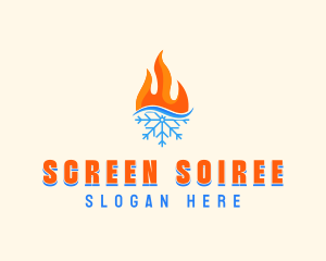 Fire Snow Thermal  logo design