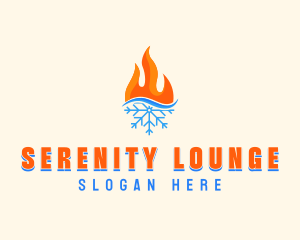 Fire Snow Thermal  logo design