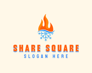 Fire Snow Thermal  logo design