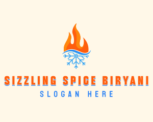 Fire Snow Thermal  logo design