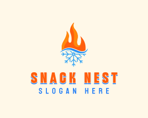 Fire Snow Thermal  logo design