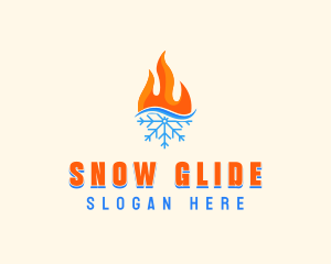 Fire Snow Thermal  logo design