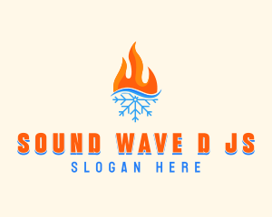 Fire Snow Thermal  logo design