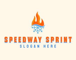 Fire Snow Thermal  logo design