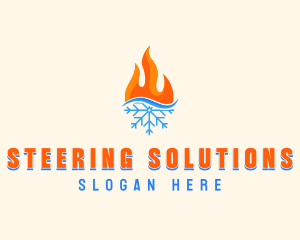 Fire Snow Thermal  logo design