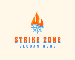 Fire Snow Thermal  logo design