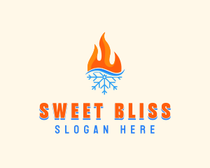 Fire Snow Thermal  logo design