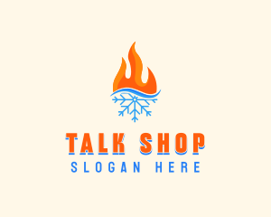 Fire Snow Thermal  logo design