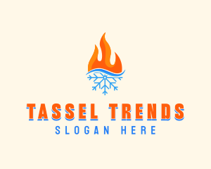 Fire Snow Thermal  logo design