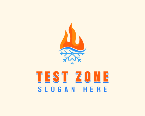 Fire Snow Thermal  logo design