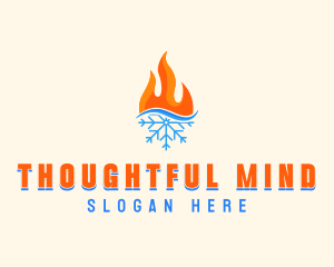 Fire Snow Thermal  logo design