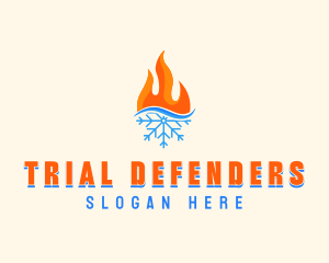 Fire Snow Thermal  logo design