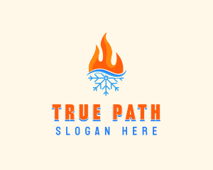 Fire Snow Thermal  logo design