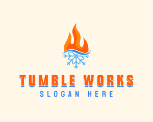 Fire Snow Thermal  logo design