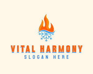 Fire Snow Thermal  logo design