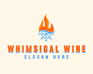 Fire Snow Thermal  logo design