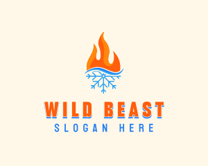 Fire Snow Thermal  logo design