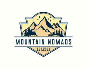 Adventure Mountain Camping logo design