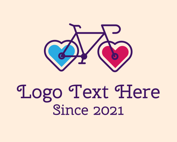 Road Bike logo example 1