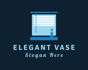 Vase Window Blinds logo design