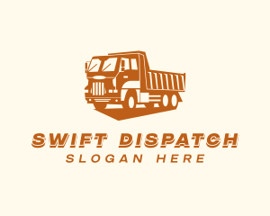 Dump Truck Transport logo design