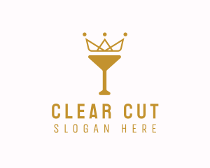 Gold Crown Chalice logo design