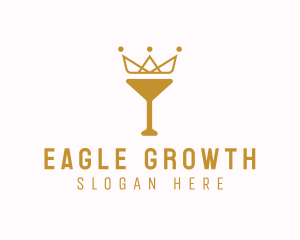 Gold Crown Chalice logo design