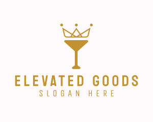 Gold Crown Chalice logo design