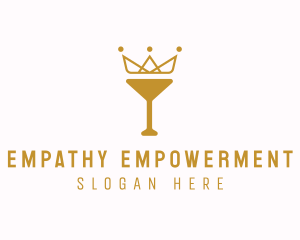 Gold Crown Chalice logo design