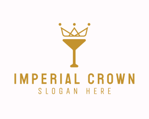 Gold Crown Chalice logo design