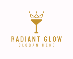 Gold Crown Chalice logo design