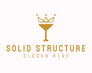 Gold Crown Chalice logo design