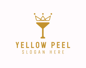 Gold Crown Chalice logo design